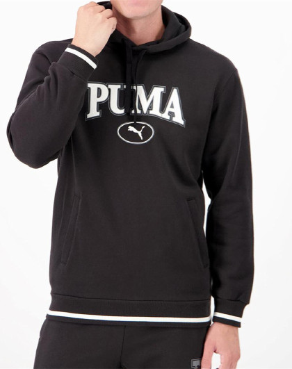 彪马/PUMA 男士logo印花连帽套头运动卫衣 S
